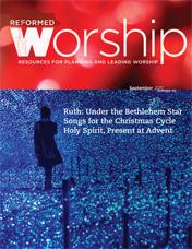 Reformed Worship issue cover