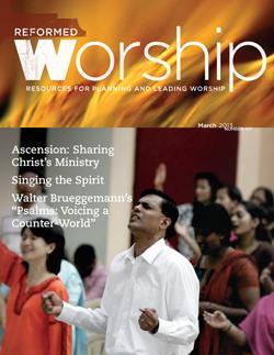 Reformed Worship issue cover