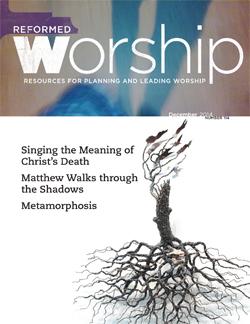 Reformed Worship issue cover