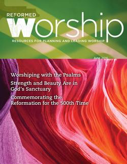 Reformed Worship issue cover