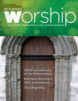 Reformed Worship issue cover