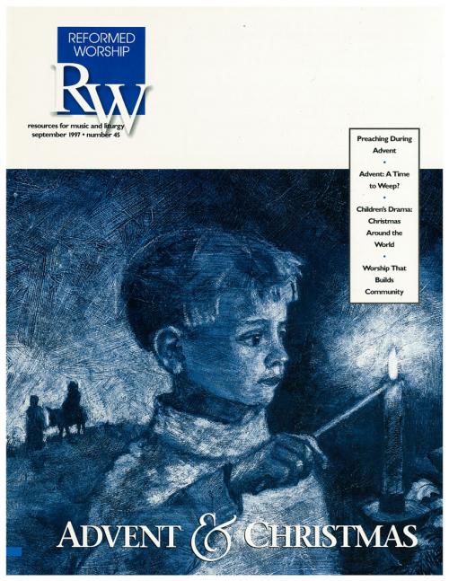 Reformed Worship issue cover