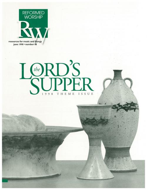 Reformed Worship issue cover