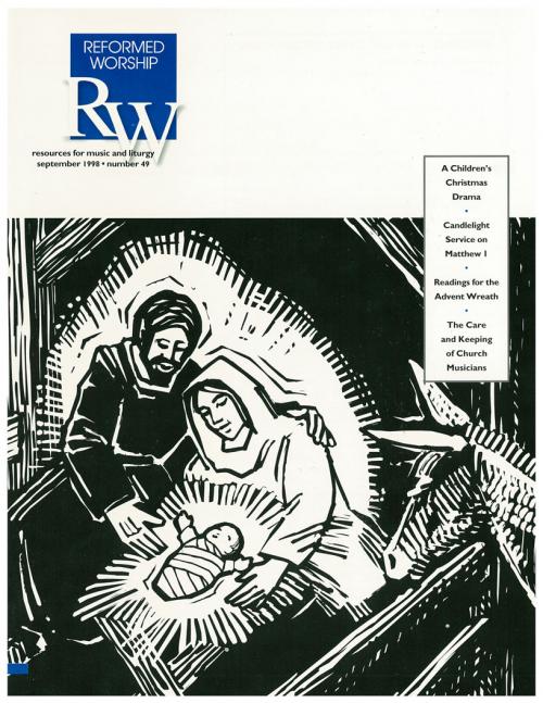 Reformed Worship issue cover