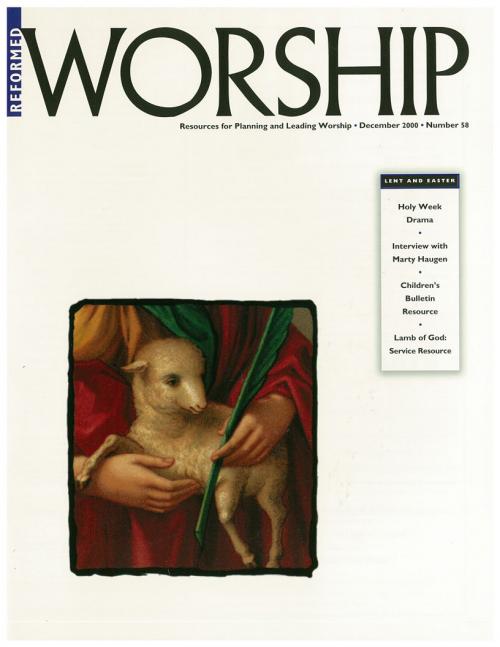 Reformed Worship issue cover