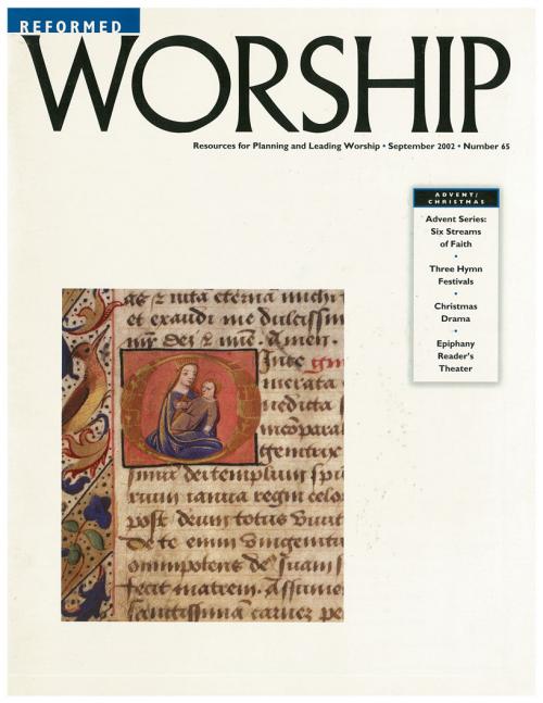 Reformed Worship issue cover