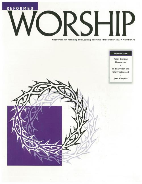 Reformed Worship issue cover